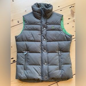 A&F Brown/Grey Down Puffer Vest